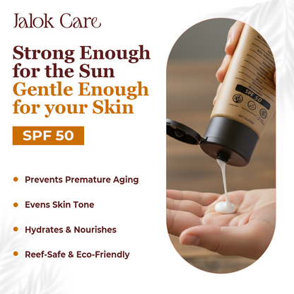 Jalok Care Face and Body Sunscreen SPF 50