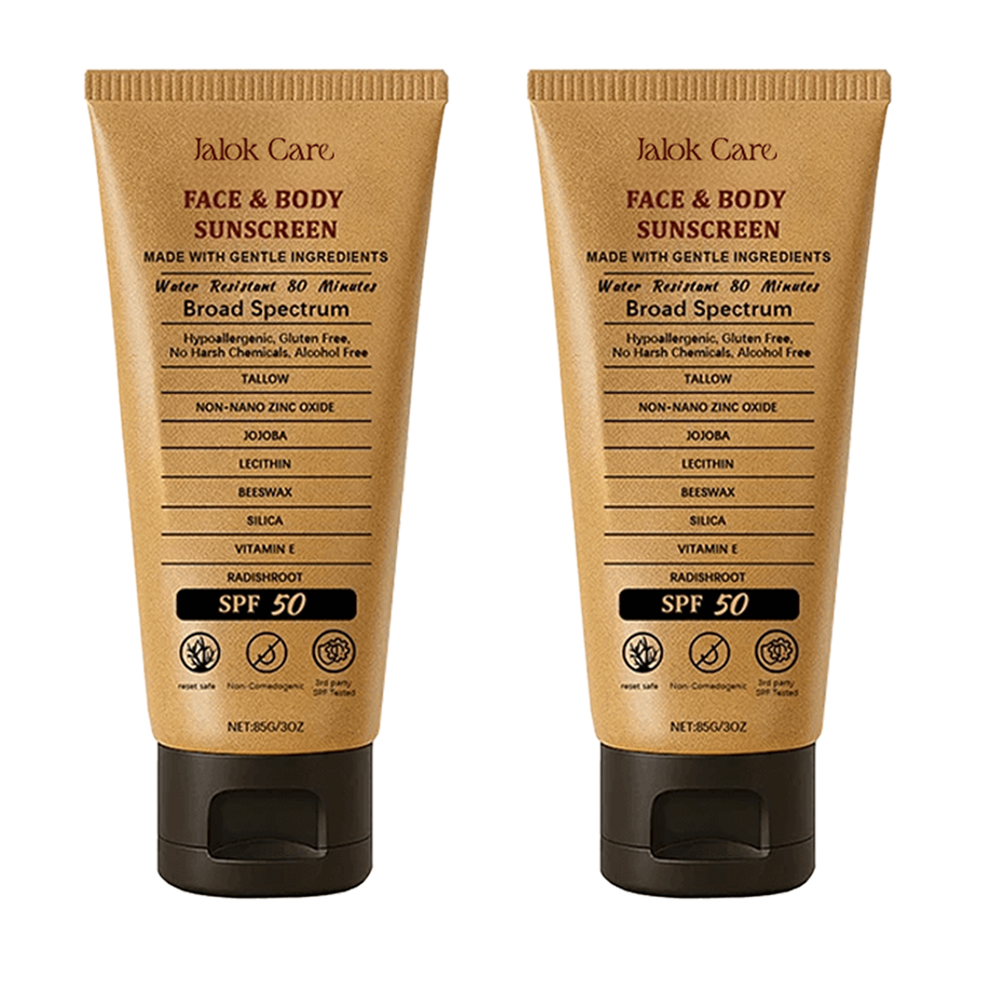Jalok Care Face and Body Sunscreen SPF 50